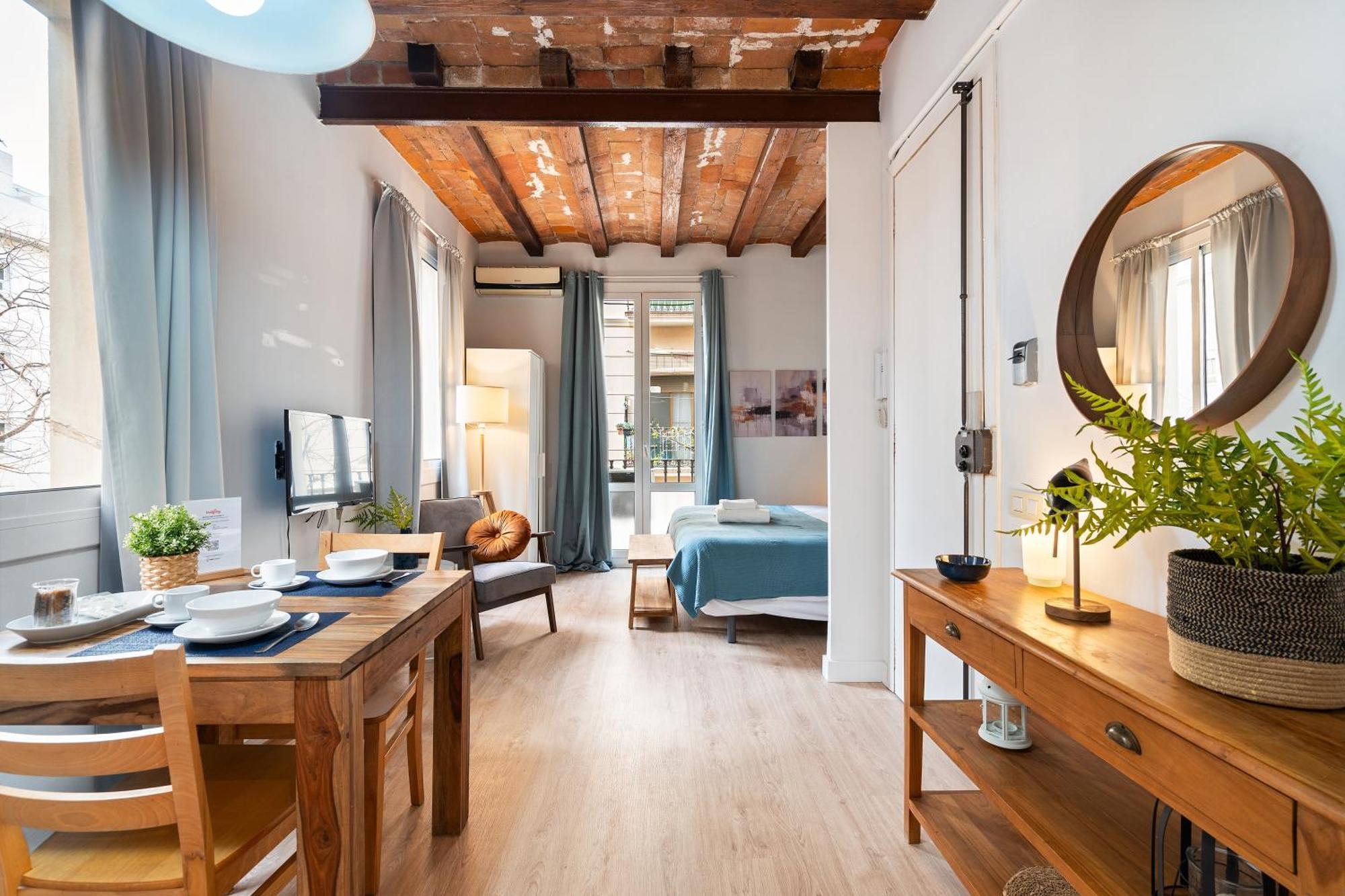Lodging Apartments Barceloneta Beach Studio 12 المظهر الخارجي الصورة